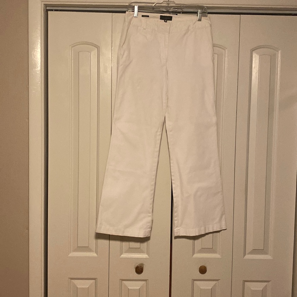 Talbots white heritage pants. Size 6